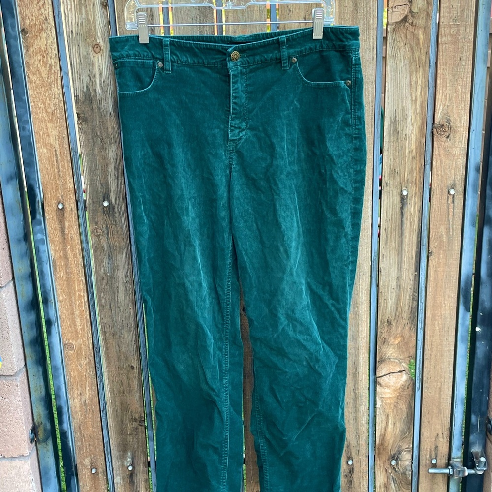 Green Corduroy Talbot Jeans